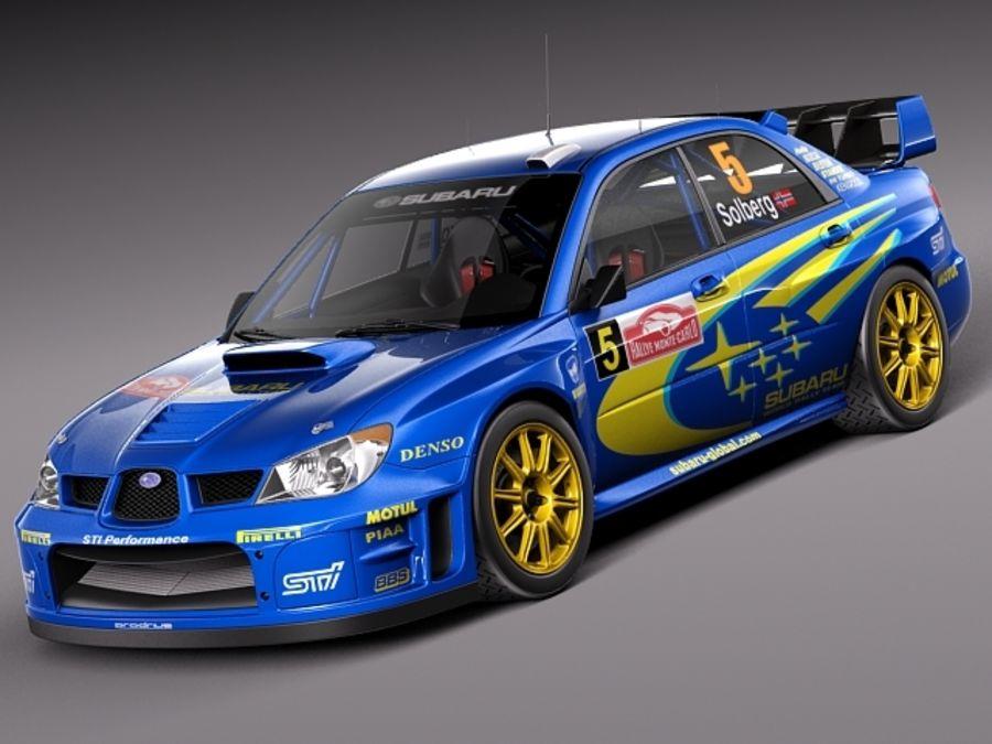 斯巴鲁翼豹汽车3d模型squir–subaruimprezastiwrc2006c4dfbxobjmax等