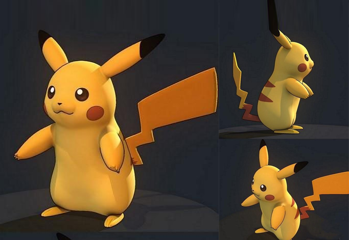 pikachu original 3d model 皮卡丘模型