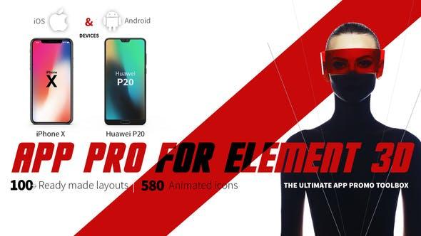Videohive - App Pro for Element 3D - 22026827