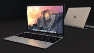12 Apple MacBook 2016 3d Model