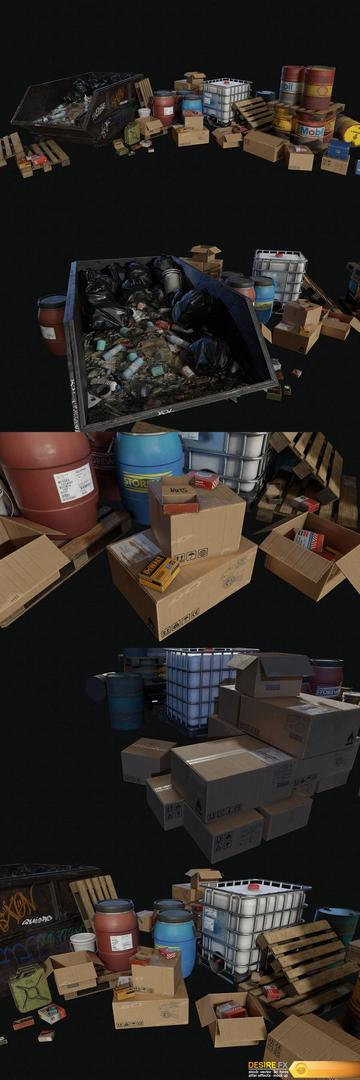 Packaging and Storage Assets – 3D Model