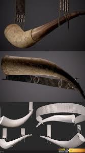 Gunpowder Horn – 3D Model
