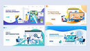 Landing Page Templates Flat Concept - 3-缩略图