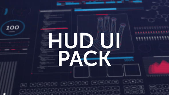 Videohive - HUD 180+ Elements - 22278873