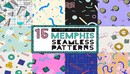 15 MEMPHIS Seamless Patterns-缩略图