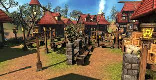Game Village 3D Model