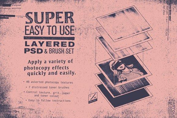 CM - NASTY COPY Photocopy Texture Kit 703948