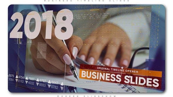Videohive Business Timeline Slides 21451587