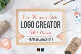 徽标图案创作元素15000多种组合设计 Logo Creator 380+
