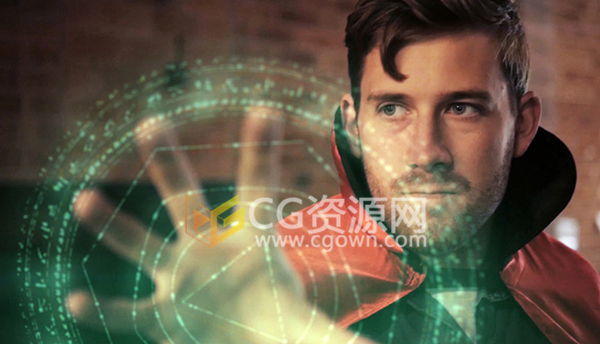 制作《奇异博士》灵感护盾高科技HUD效果包含工程和练习素材 AE教程