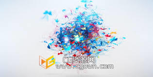 五颜六色的蝴蝶 雅致童话幻标志片头 Videohive Colorful Butterfly Logo Reveal AE...