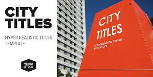 City Titles Realistic Titles Opener 20474507