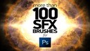 CreativeMarket - 100 PS SFX Brushes-缩略图