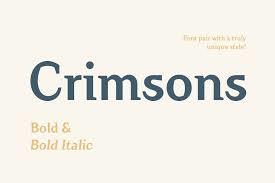 CM - Crimsons-Bold＆Bold Italic 1624918