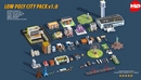 Low Poly City Pack 1 2100863-缩略图