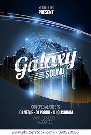 Galaxy Sounds Flyer Poster