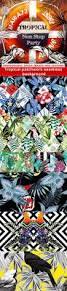 Tropical patchwork seamless background - 8 EPS