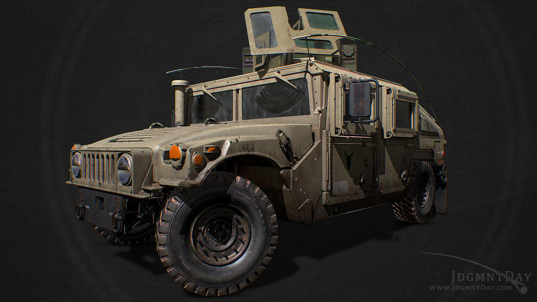 M1151 HMMWV 3D模型