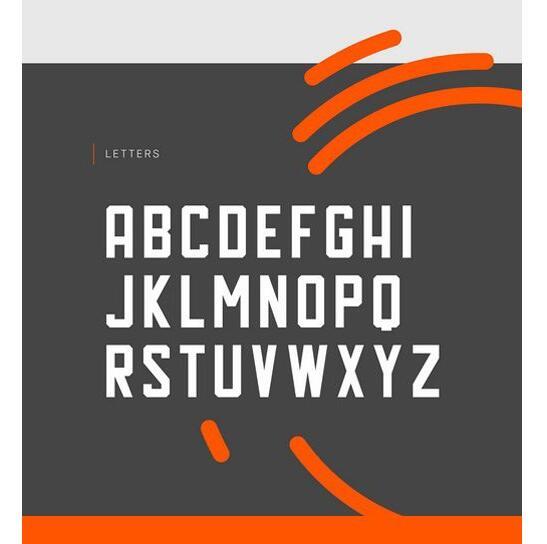 Hal Typeface 黄色非籿线字体