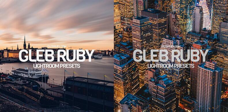 GLEBRUBY.COM - LIGHTROOM PRESETS (DNG, XMP)预设包