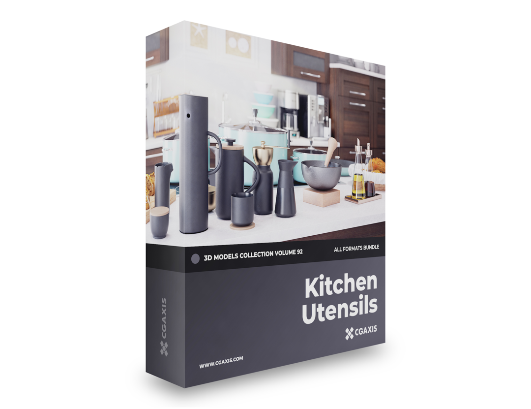 GAxis – Kitchen Utensils 3D Models Volume 92