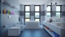 C4D模型 现代简约明亮的洗手间浴室效果图工程 CGAxis Models Volume 84 Bathrooms -缩略图