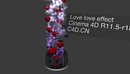 C4D粒子喷发动画 爱心发射动画工程文件 Love love effect-缩略图