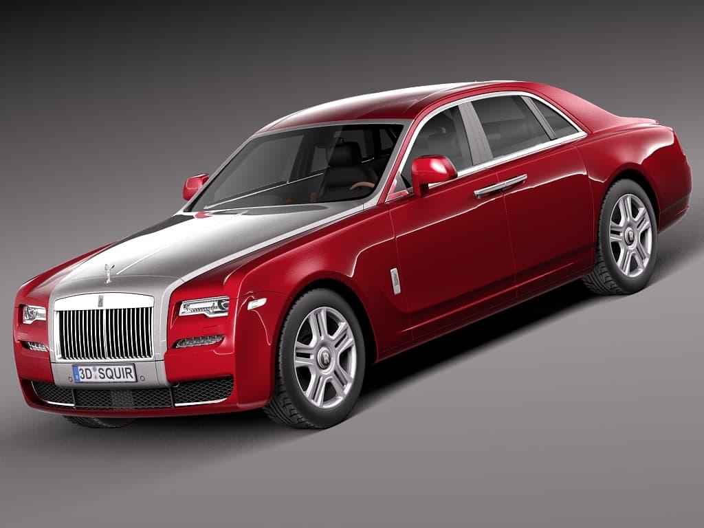 劳斯莱斯幽灵系列II 2015款模型 Rolls-Royce Ghost Series II 2015 3D Model