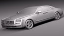 劳斯莱斯幽灵系列II 2015款模型 Rolls-Royce Ghost Series II 2015 3D Model-缩略图