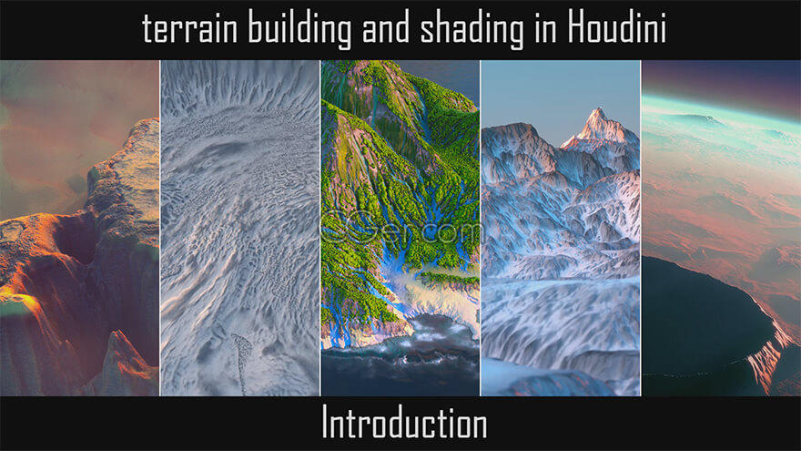 Rohan Dalvi - Terrain Building in Houdini