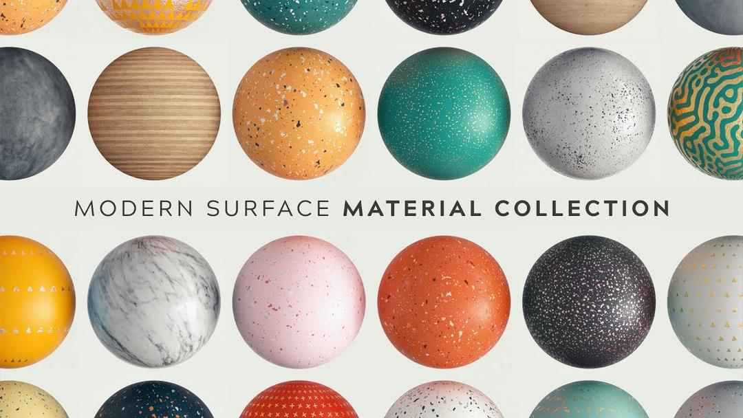 Greyscalegorilla GSG Modern Surface Material Collection Redshift Arnold
