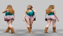 6个高精度女性角色人物3D模型 Cubebrush – 6 Realistic Female Characters Vol.1 -缩略图