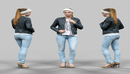 6个高精度女性角色人物3D模型 Cubebrush – 6 Realistic Female Characters Vol.1 -缩略图
