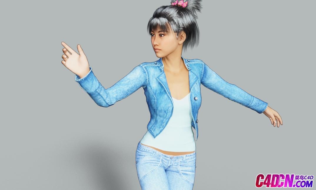 跳舞女孩（全套服装、发型） 