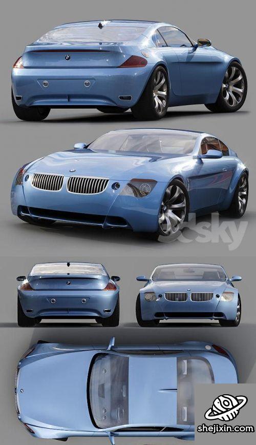 bmw z9 gt concept car 宝马z9 双门跑车