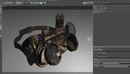 C4D科幻眼镜 蒸汽朋克护目镜模型v2  C4D 3D Steampunk Goggles Model-缩略图