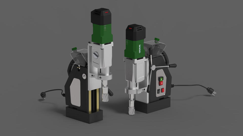 电磁钻模型Magnetic Drill 3d Model