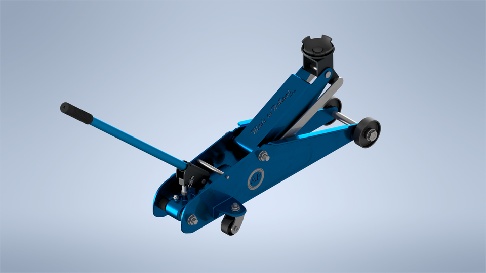 液压千斤顶模型Hydraulic jack-格式:Autodesk Inventor 