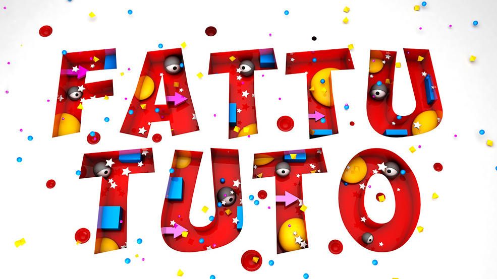 C4D有趣的凹坑卡通文字工程 Create Funny Typography 