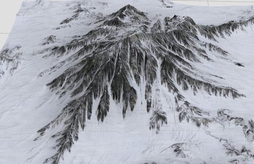 雪山-场景模型