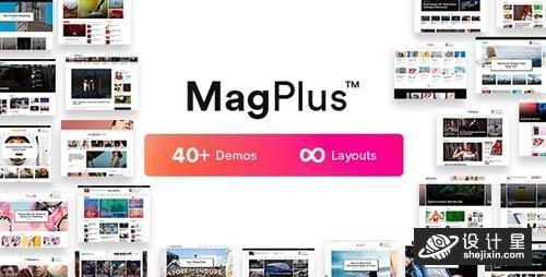 ThemeForest - MagPlus v5.3 - Blog, Magazine, News, Review,博客杂志新闻评论网站WordPress主题