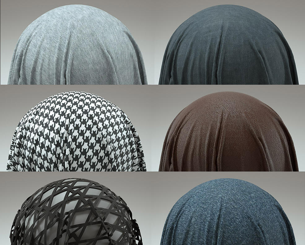 7个4K高清布料贴图素材 7 Sample 4K Fabric Materials 贴图素材 