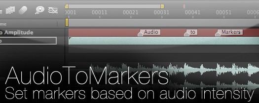 AE声音卡点生成文本/标记插件AudioToMarkers v1.53+使用教程