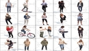 20个国外现代人物3D扫描模型合集 Render People Casual-缩略图