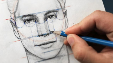 The Ultimate Face &amp; Head Drawing Course - for beginners
