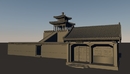 古建模型：城楼3D模型 Ancient tower,3D模型 -缩略图