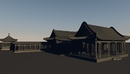 古建房屋群3D模型 Ancient houses 3D模型 -缩略图