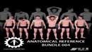 穿泳裤的裸体男性 Anatomical Reference Bundle 004 – 3D Model Human-Engine-缩略图