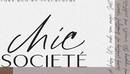 Chic Societe// Stylish Font Duo 优雅的英文字体 婚礼衬线字体 女装品牌衬线字体-缩略图
