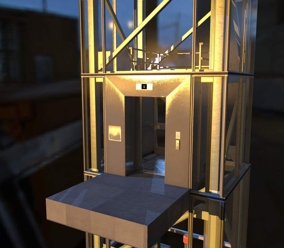 Unity3D电梯模型系统 – Moving Elevator System 1.3